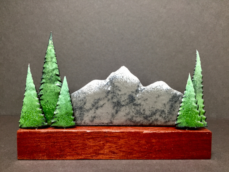 Mountains 2 - 5' w x 4" h